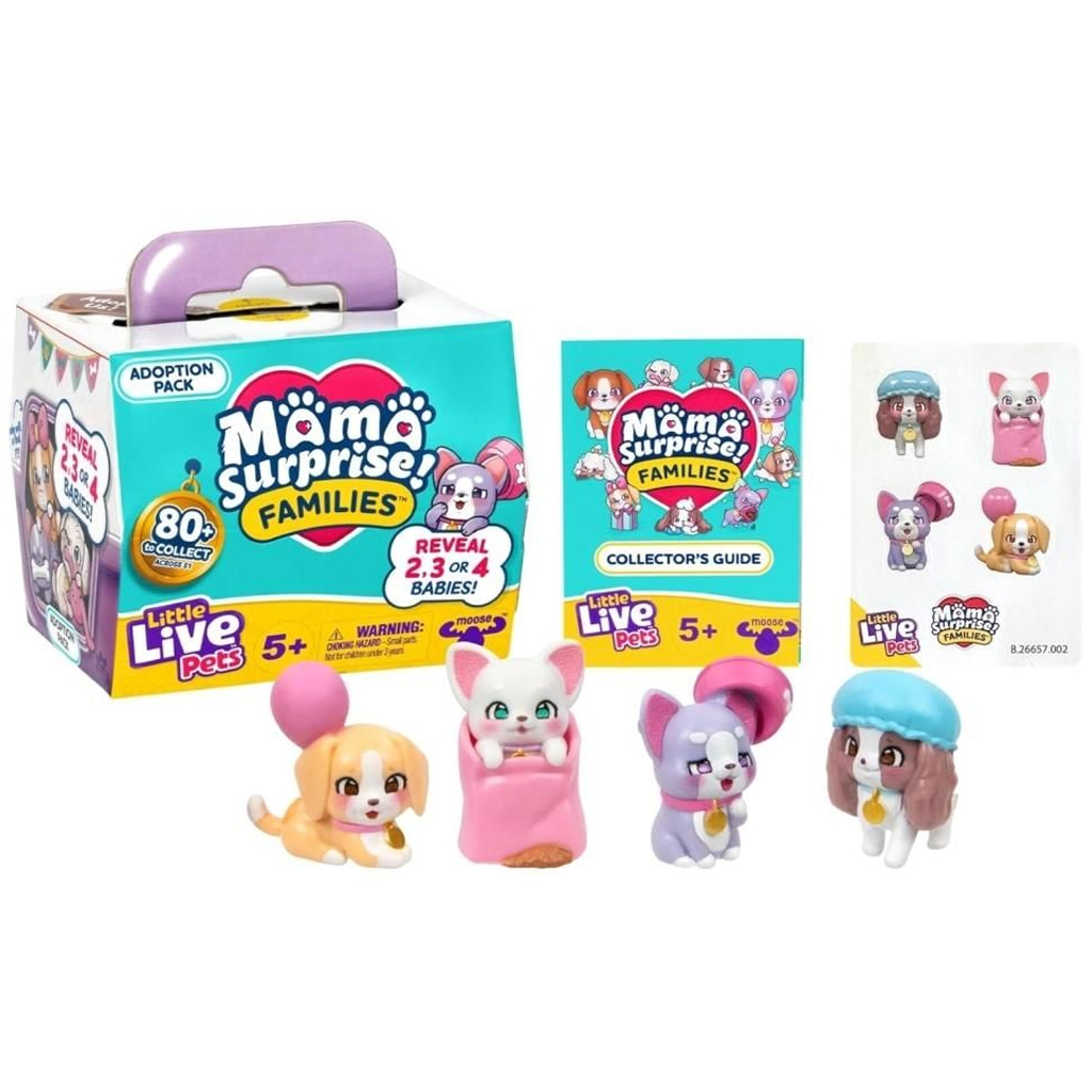 Little Live Pets: Mama Surprise - Örökbefogadás meglepetés szett