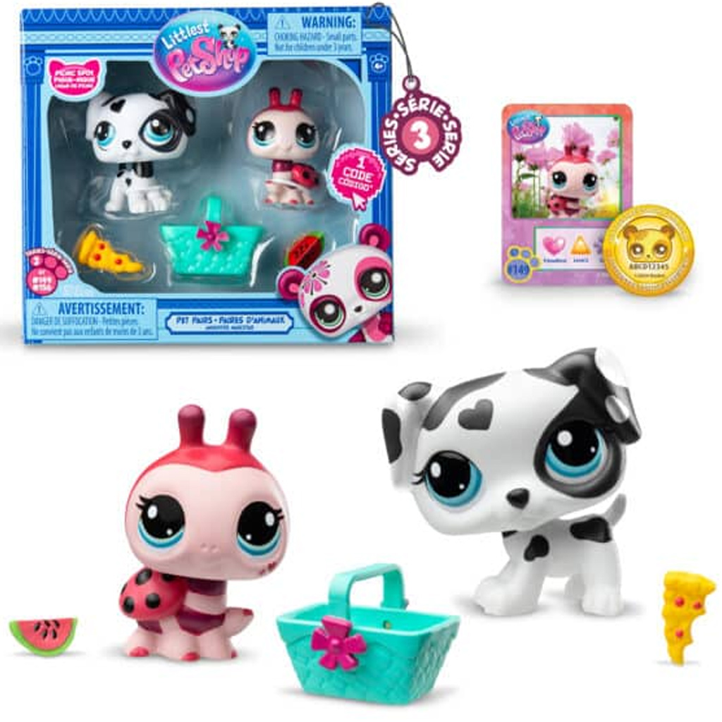 Littlest Pet Shop: Dupla kisállat figura csomag S3 többféle változatban 1db kép 3