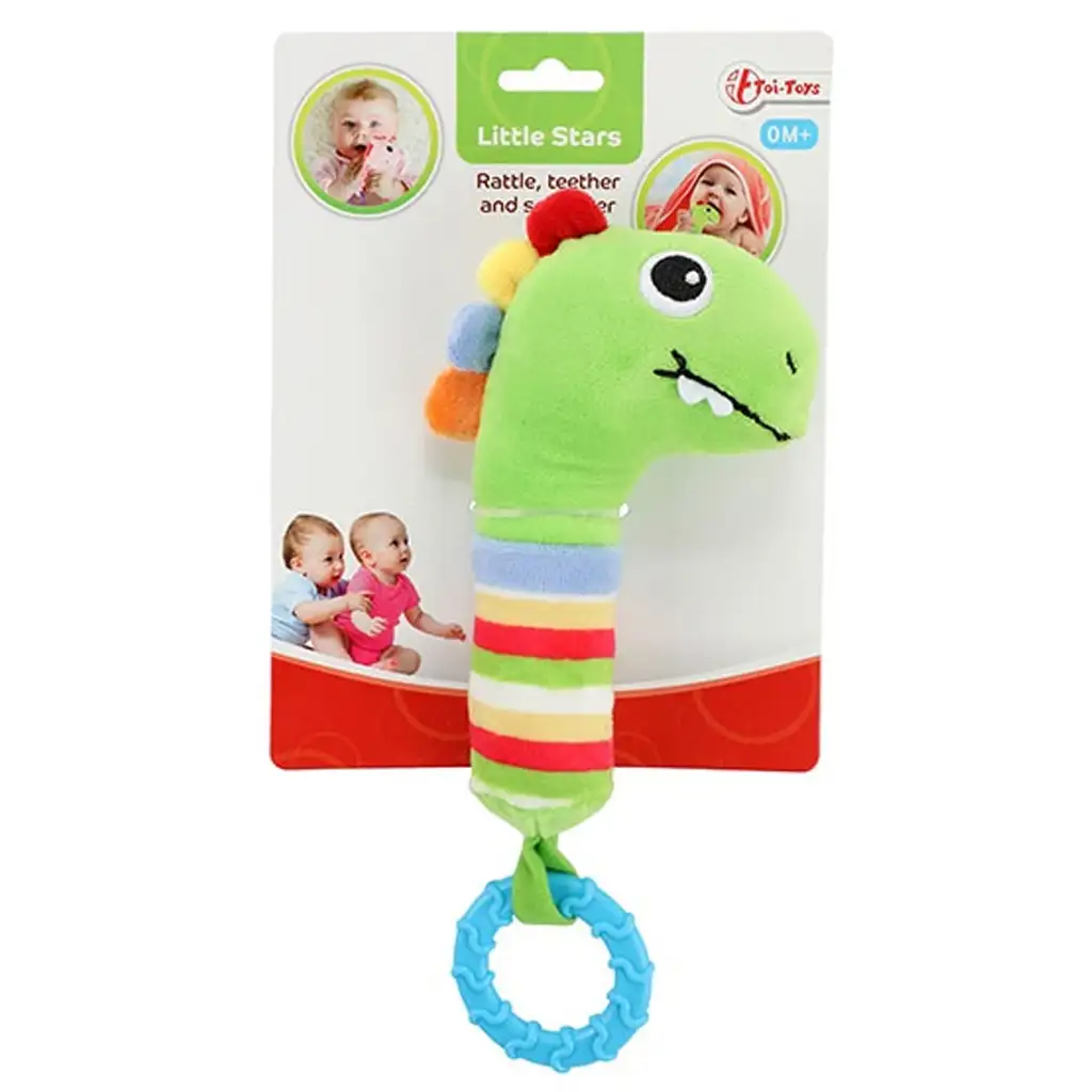 Little Stars: Dinoszauruszos plüss rágóka kép 2