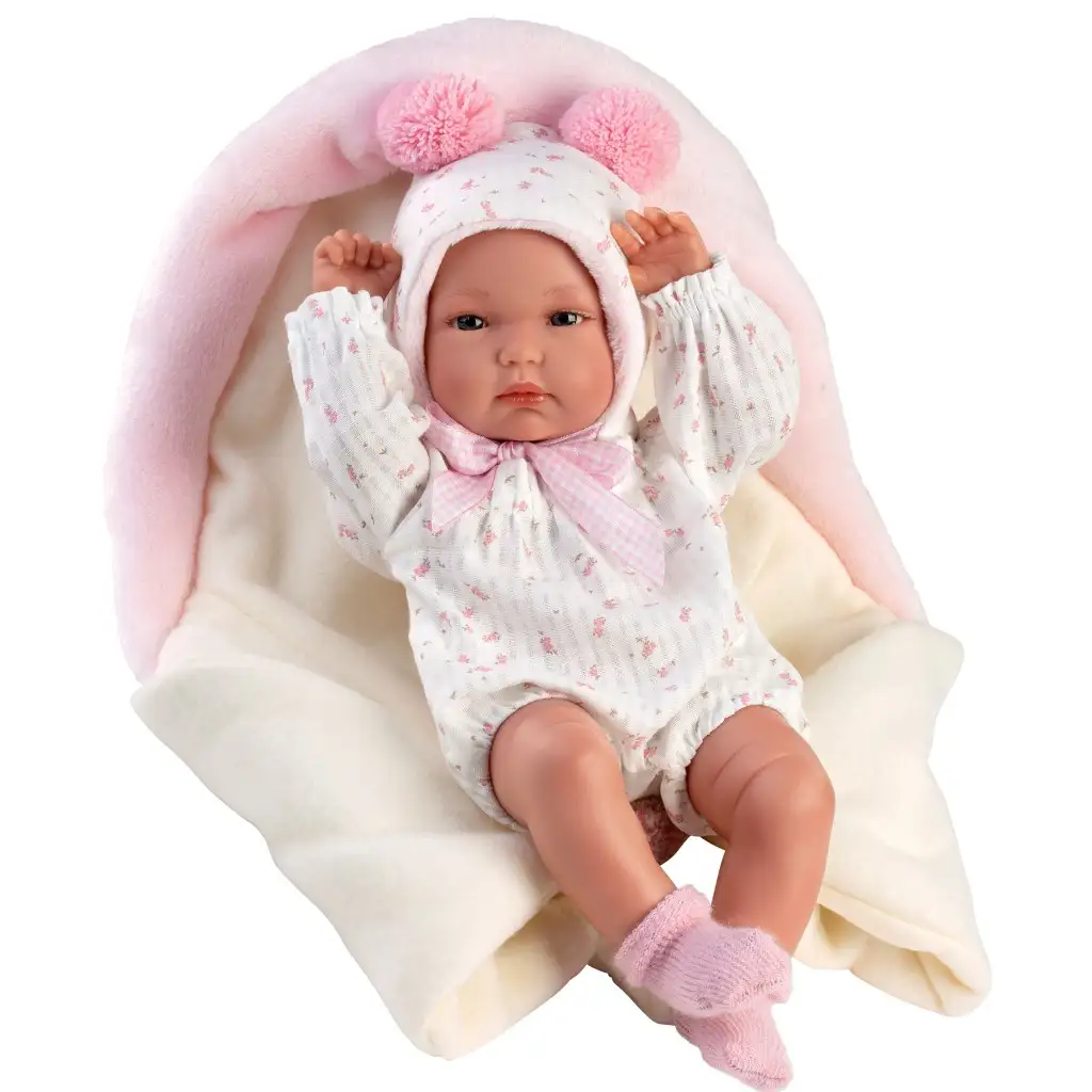 Llorens: Bimba 35cm-es baba hálózsákkal kép 2