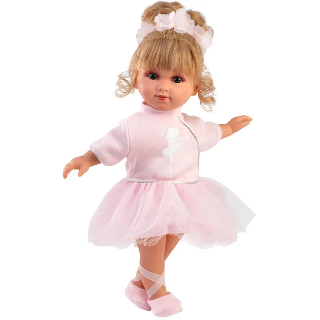 Llorens: Elena 35cm-es baba balett ruhában kép 4