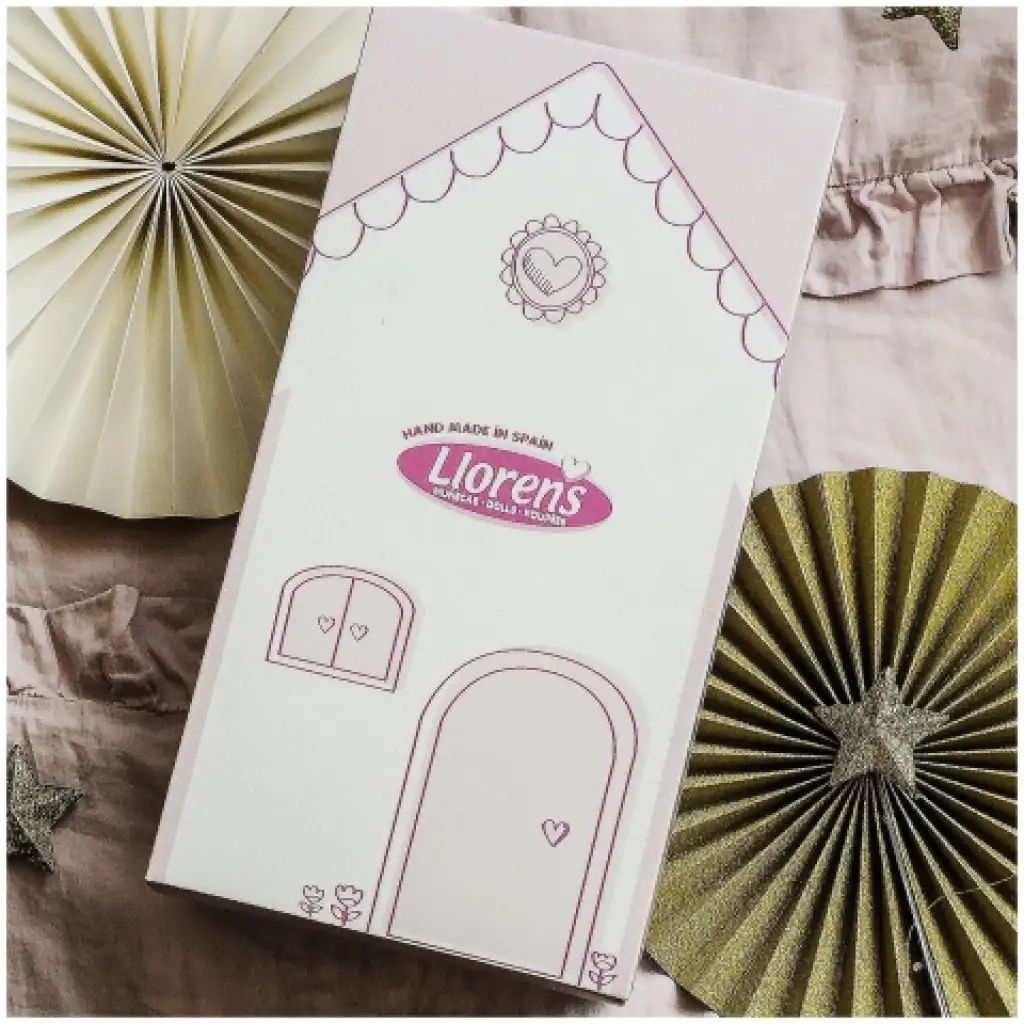 Llorens: Mimi újszülött lány baba nevető funkcióval 42cm-es kép 2