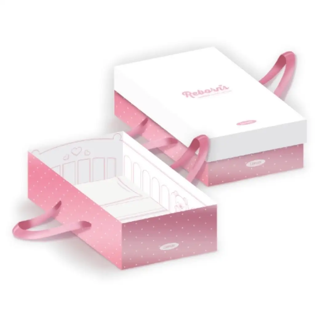 Llorens: Reborn limitált kiadású élethű újszülött baba bojtos ruhával 42cm-es kép 6