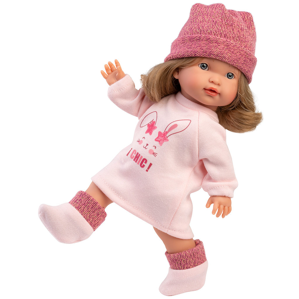 Llorens: Valeria 28cm-es baba nyuszis felsőben kép 2