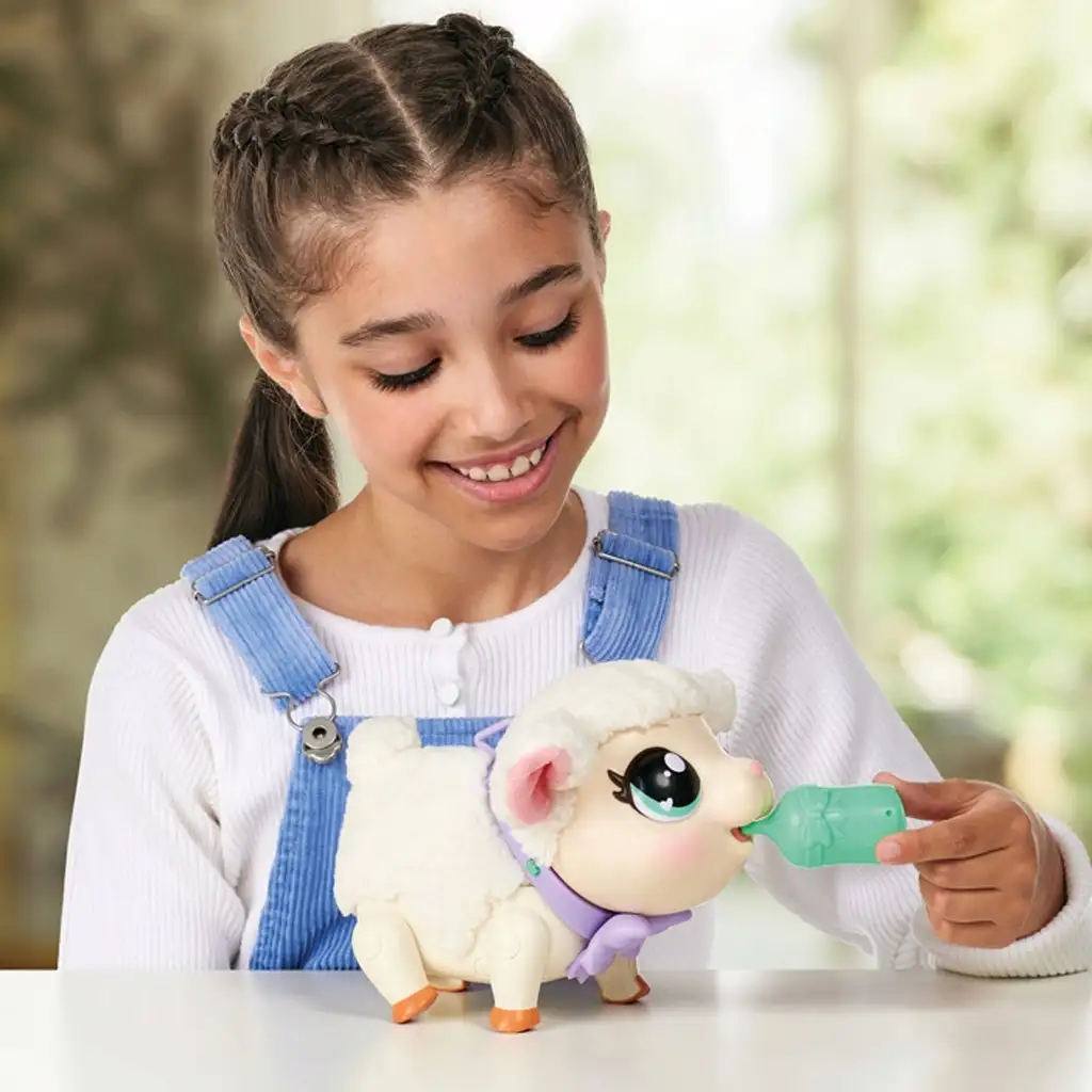 Little Live Pets: Snowie Barika, az interaktív bárány hanggal és mozgó funkcióval kép 6