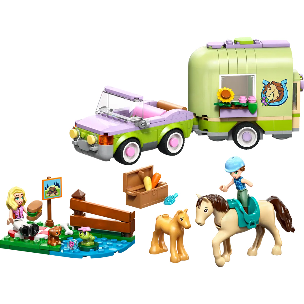 LEGO® Friends: Ló- és csikószállító utánfutó (42695) kép 2