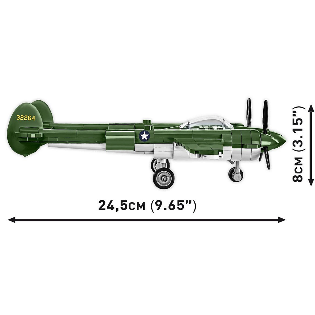 COBI: Lockheed P-38 Lightning repülő építőjáték (5882) kép 3