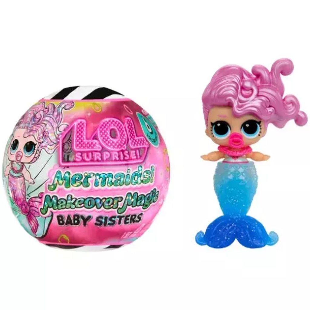 L.O.L. Surprise: Makeover Magic Sellő bébi - színváltós kép 2