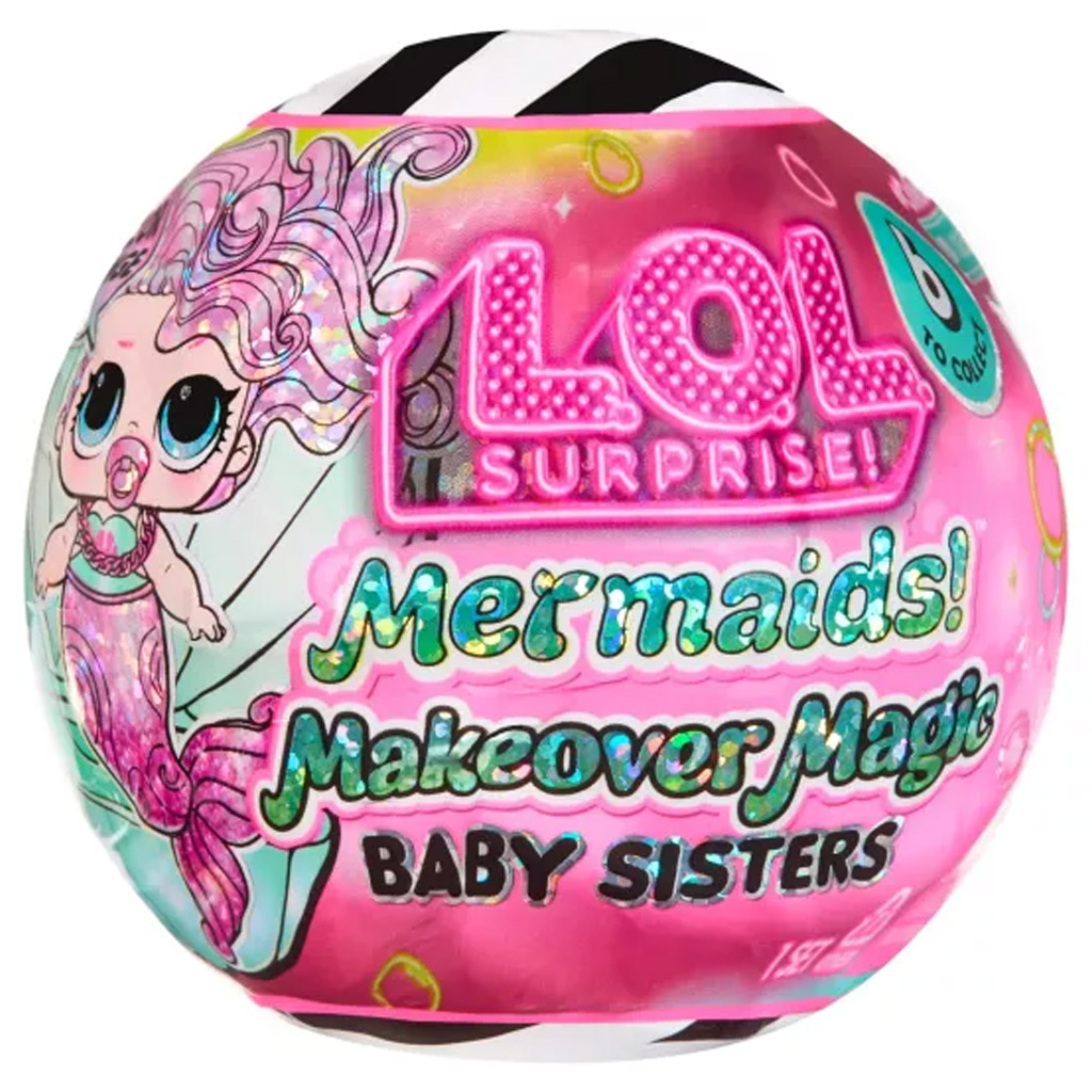 L.O.L. Surprise: Makeover Magic Sellő bébi - színváltós
