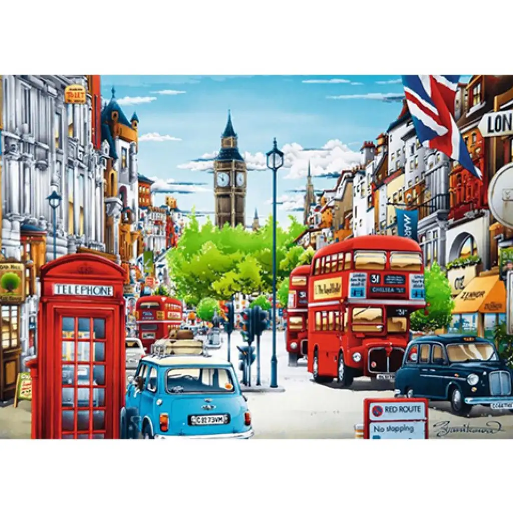 Londoni utca 1000db-os puzzle - Trefl kép 2