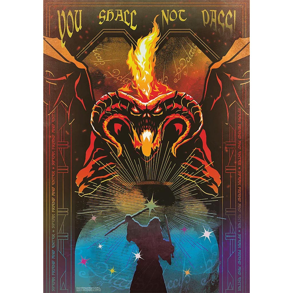 A Gyűrűk Ura Gandalf és a Balrog csatája 1000db-os Prémium plus quality puzzle - Trefl kép 2