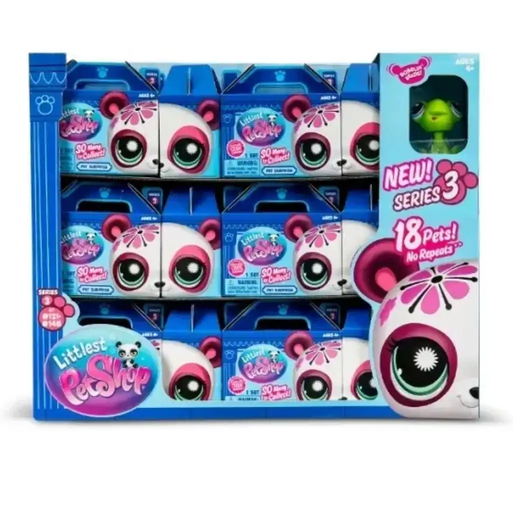 Littlest Pet Shop: Meglepetés csomag 1db figurával és kiegészítővel 3. széria