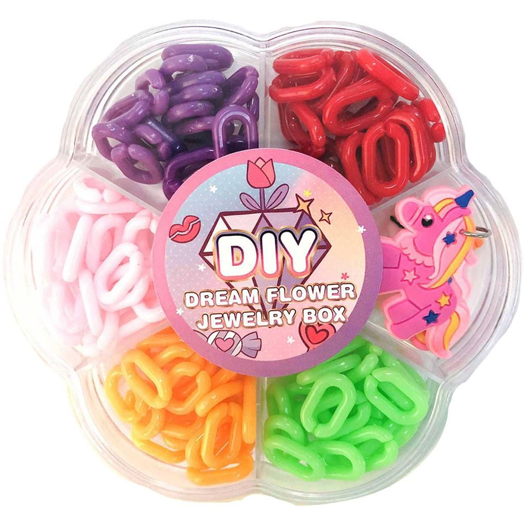 Luna: Fűzhető gyöngyök virág alakú tárolóban többféle változatban 1db kép 2