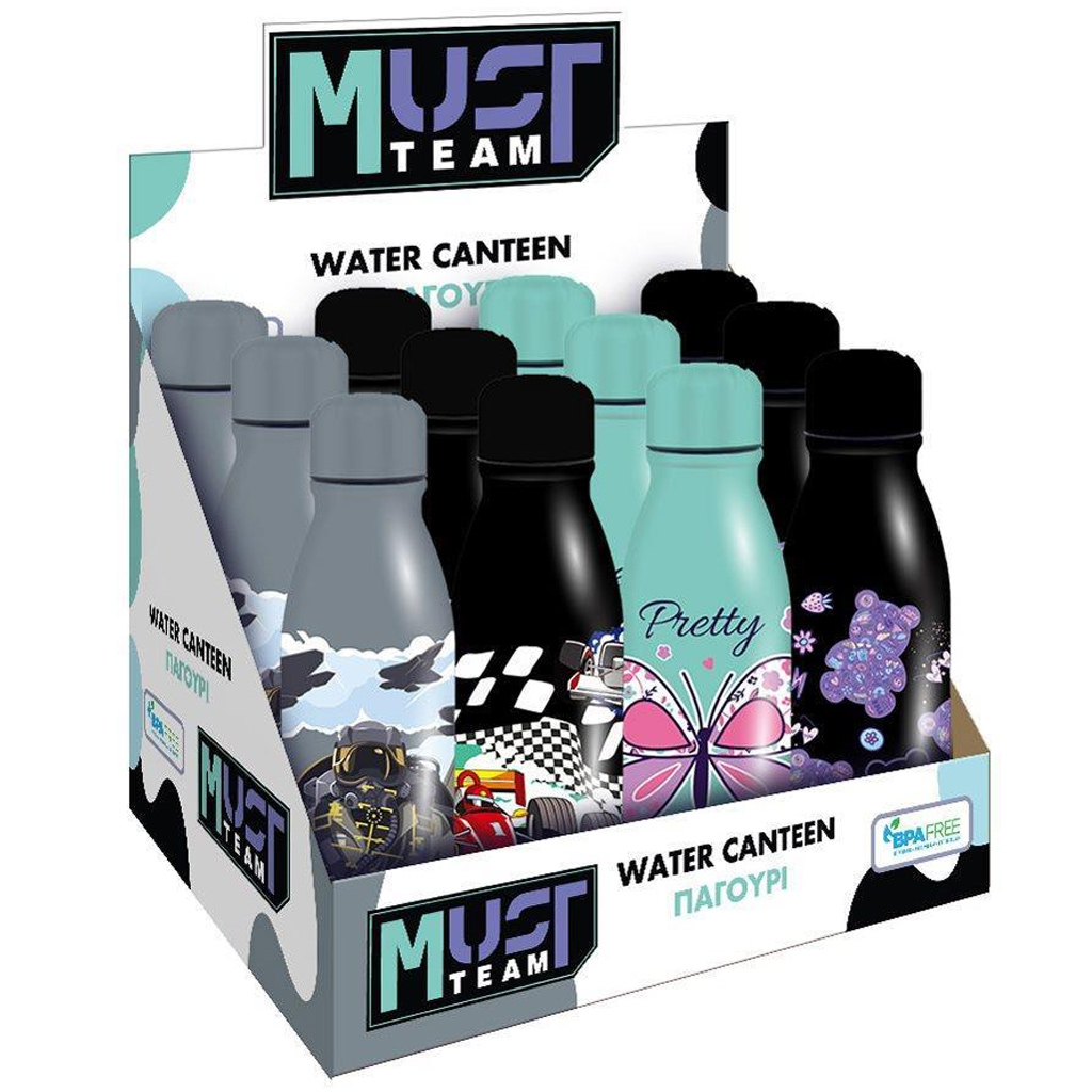 Luna: Must Team alumínium kulacs többféle változatban 550ml 1db