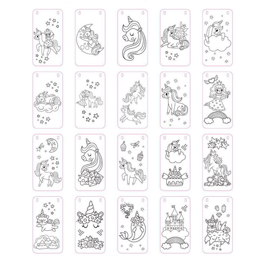 Luna: Must Team Unikornis 27db-os kreatív színező szett kép 4