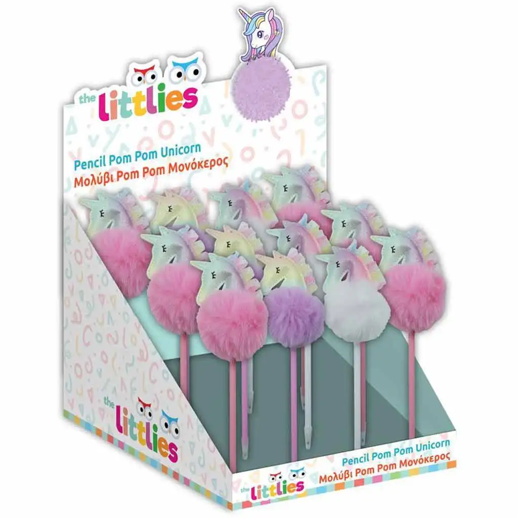 Luna: Pompom unikornis fejes ceruza többféle változatban 1db