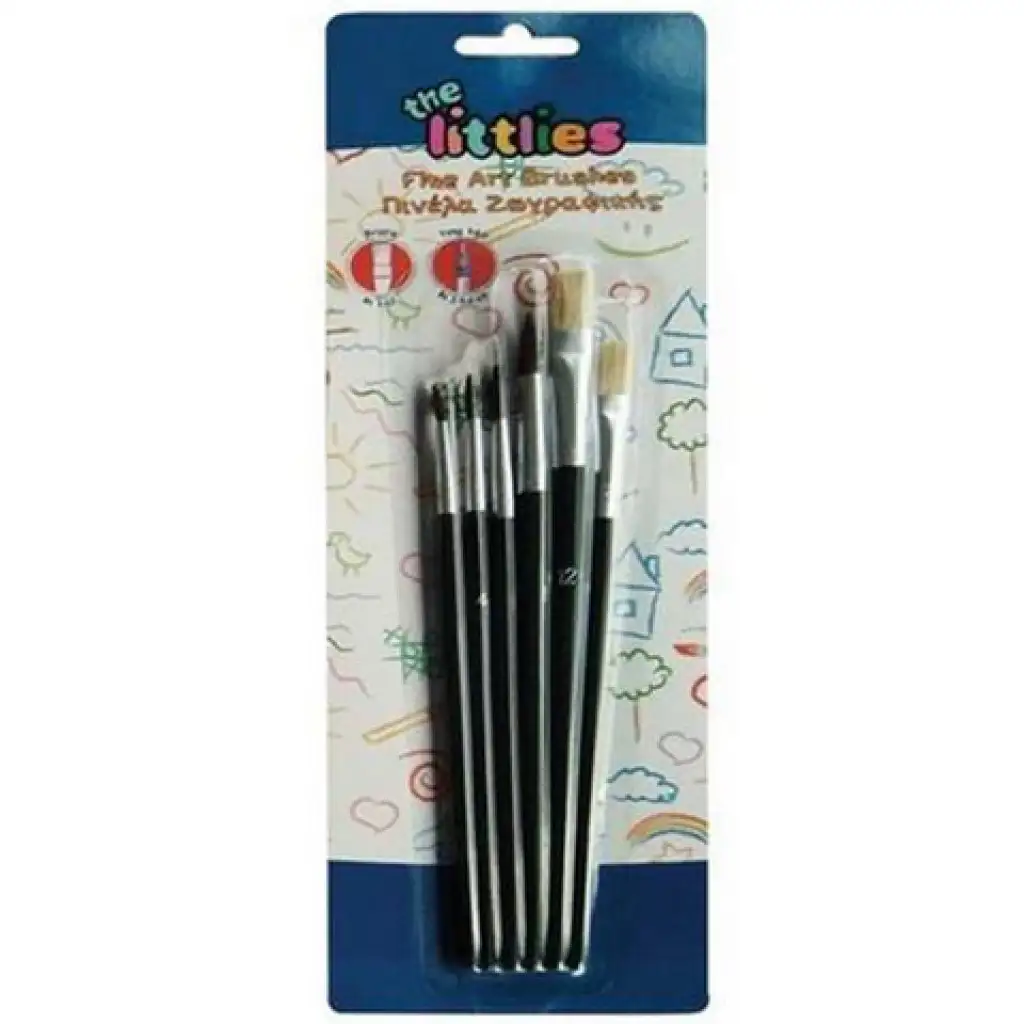 Luna: Póniszőr 5db-os különböző méretű ecsetkészlet