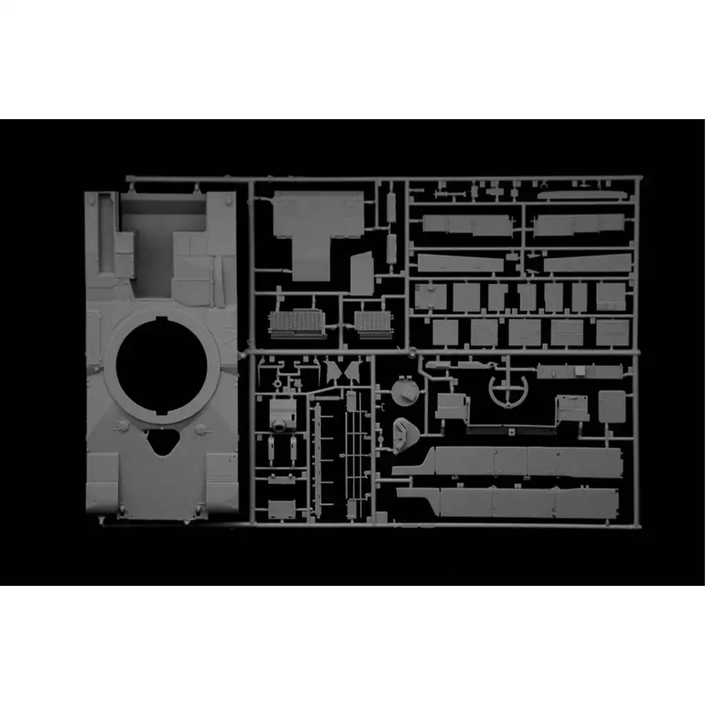 Italeri 1/35 M1A1 Abrams tank makett kép 5