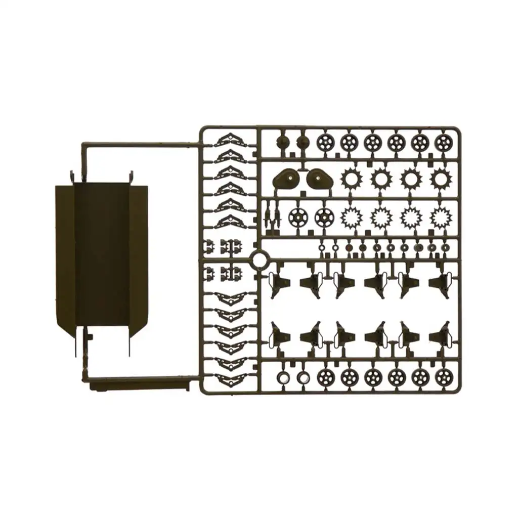 Italeri 1/35 M4A1 SHERMAN tank amerikai legénységgel makett kép 5