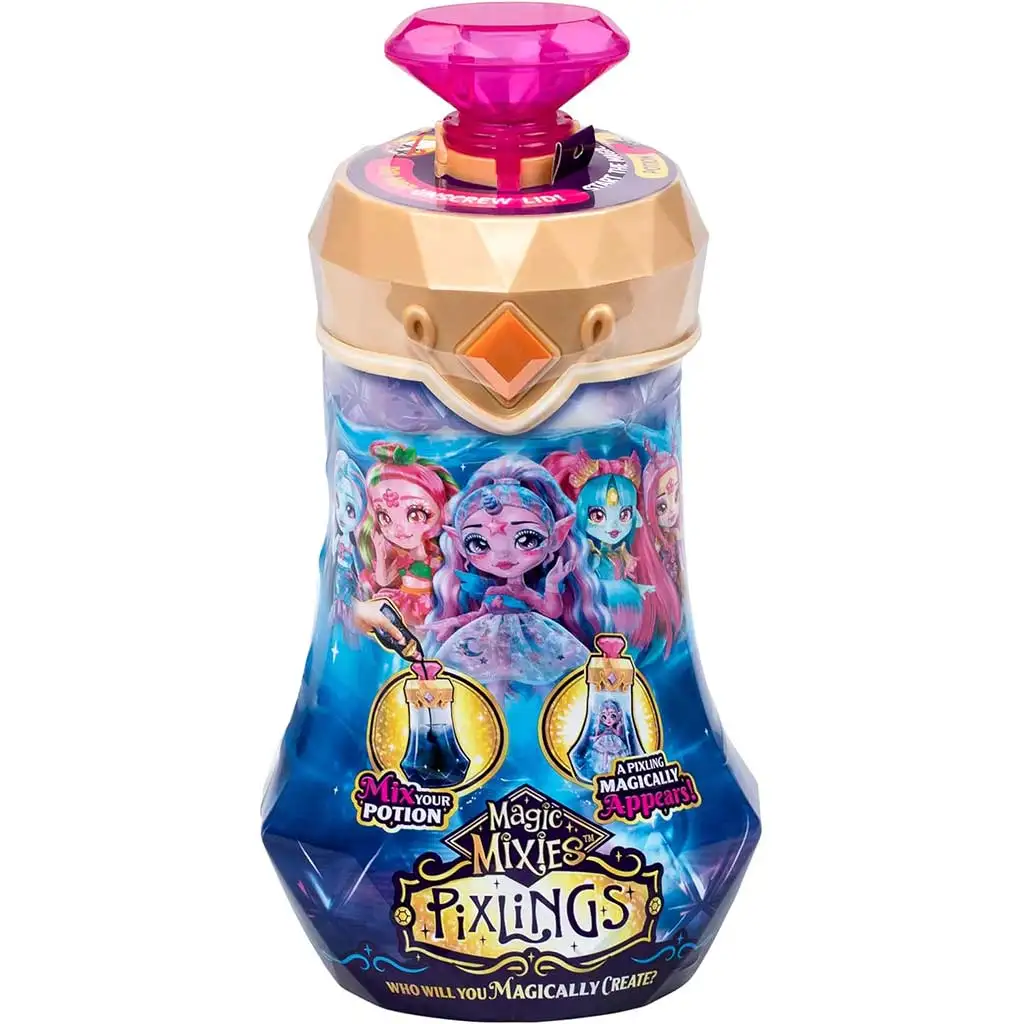 Magic Mixies: Pixlings Amber baba fésülhető hajjal kép 2