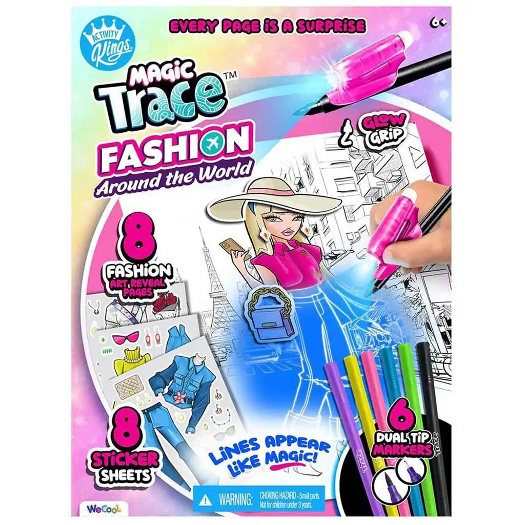 Magic Trace stúdió: Ragyogó rajzolás - divat kezdőszett