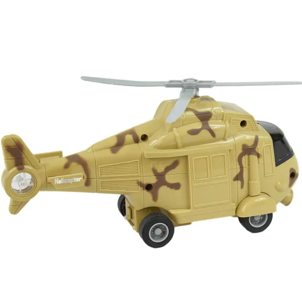 Armed Forces: Terepmintás homokszínű harci helikopter fény és hang effektekkel 1/20-as méretarány 21cm kép 2