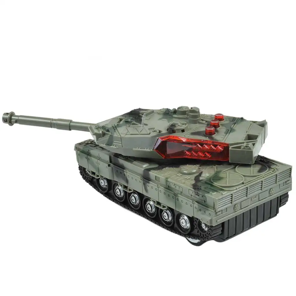 RC Távirányítós M1 Abrams tank fény és hangeffektekkel 1/32-es méretarány 22cm kép 2