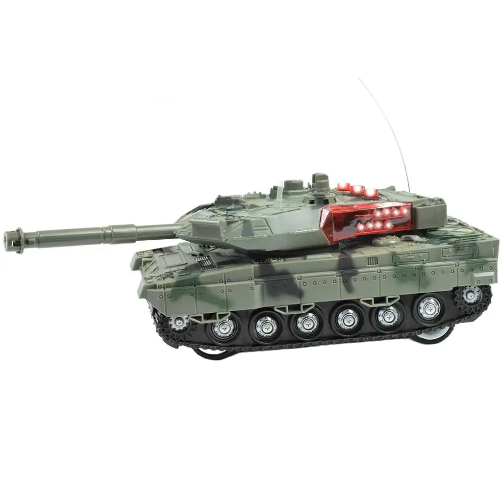 RC Távirányítós M1 Abrams tank fény és hangeffektekkel 1/32-es méretarány 22cm kép 3