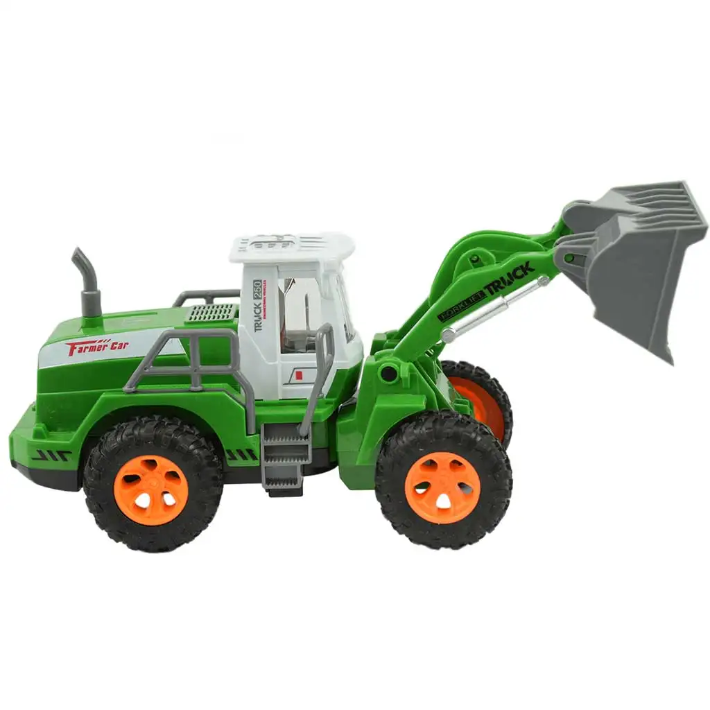 RC Távirányítós homlokrakodó farm munkagép fényeffektekkel 1/30-as méretarányban 20cm kép 2