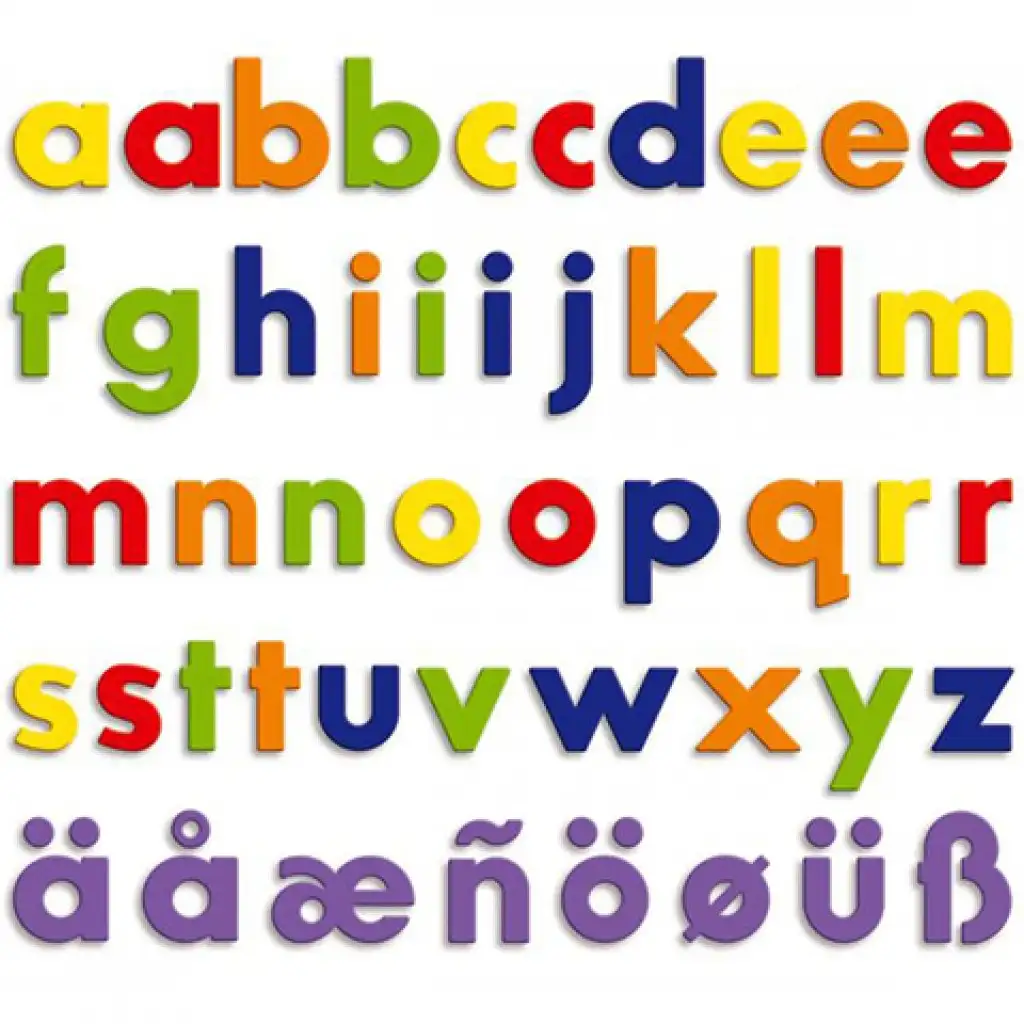 Quercetti: Mágneses kisbetű 288db-os szett kép 2