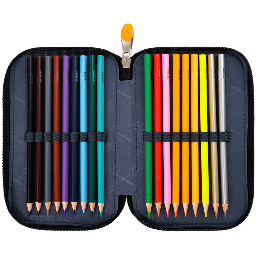 St.Right Classic Ball három emeletes töltött tolltartó kép 2