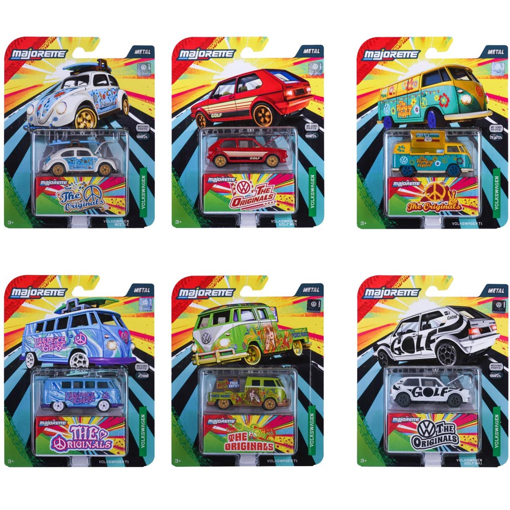Majorette: Volkswagen Deluxe kisautó többféle változatban 1db - Simba Toys