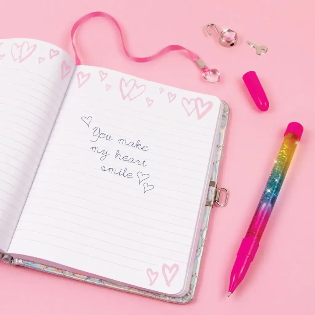 Make it Real: 3C4G Zárható steppelt napló tollal kép 3