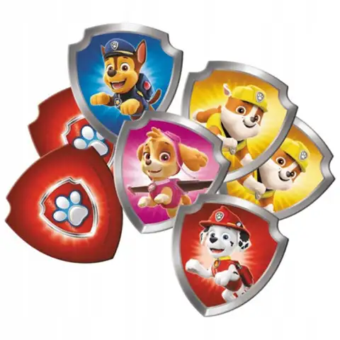 Mancs őrjárat memóriajáték pajzs alakú lapkákkal - Trefl kép 2