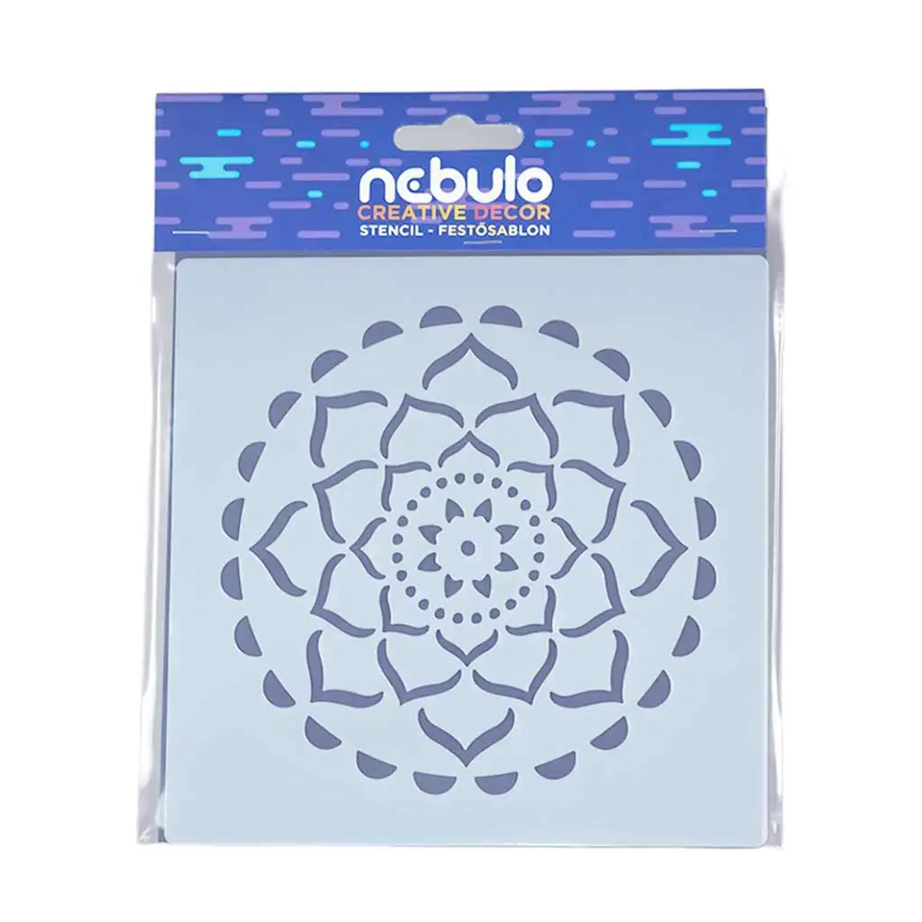 Nebulo: Mandala műanyag sablon lap