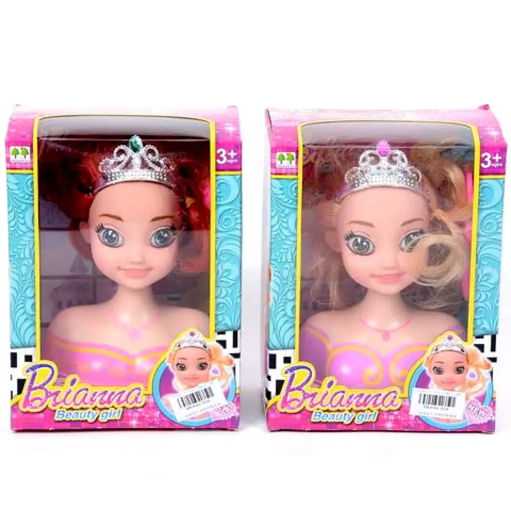 Manöken fésülhető babafej kétféle változatban