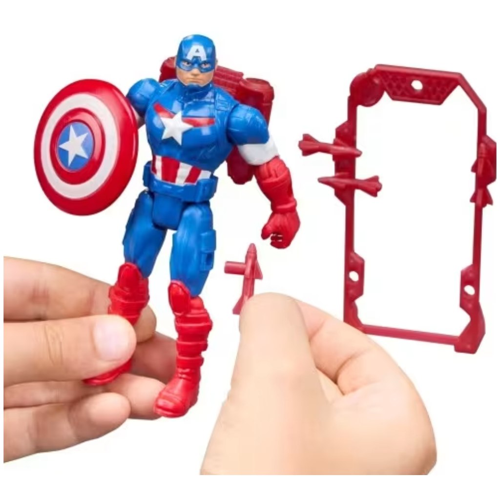 Marvel Bosszúállók Action Verse Amerika kapitány figura – Hasbro kép 2