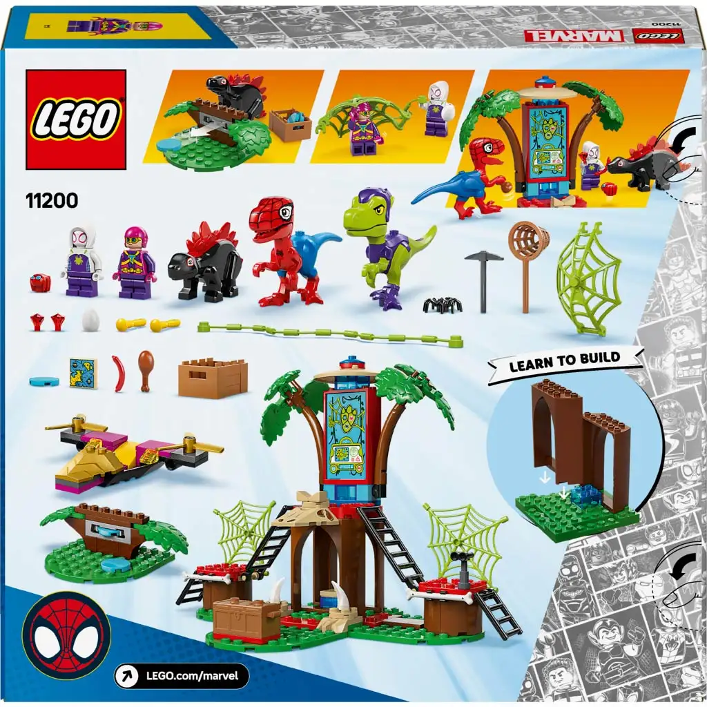 LEGO® Marvel: Pókember és Gobby raptorcsatája a lombház főhadiszálláson (11200) kép 2