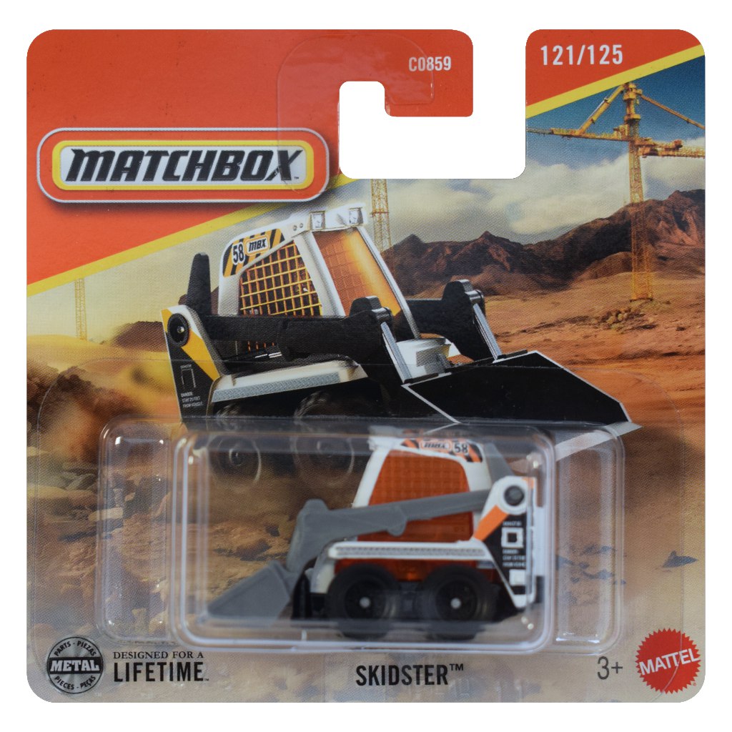 Matchbox: Skidster fehér kisautó 1/64 - Mattel