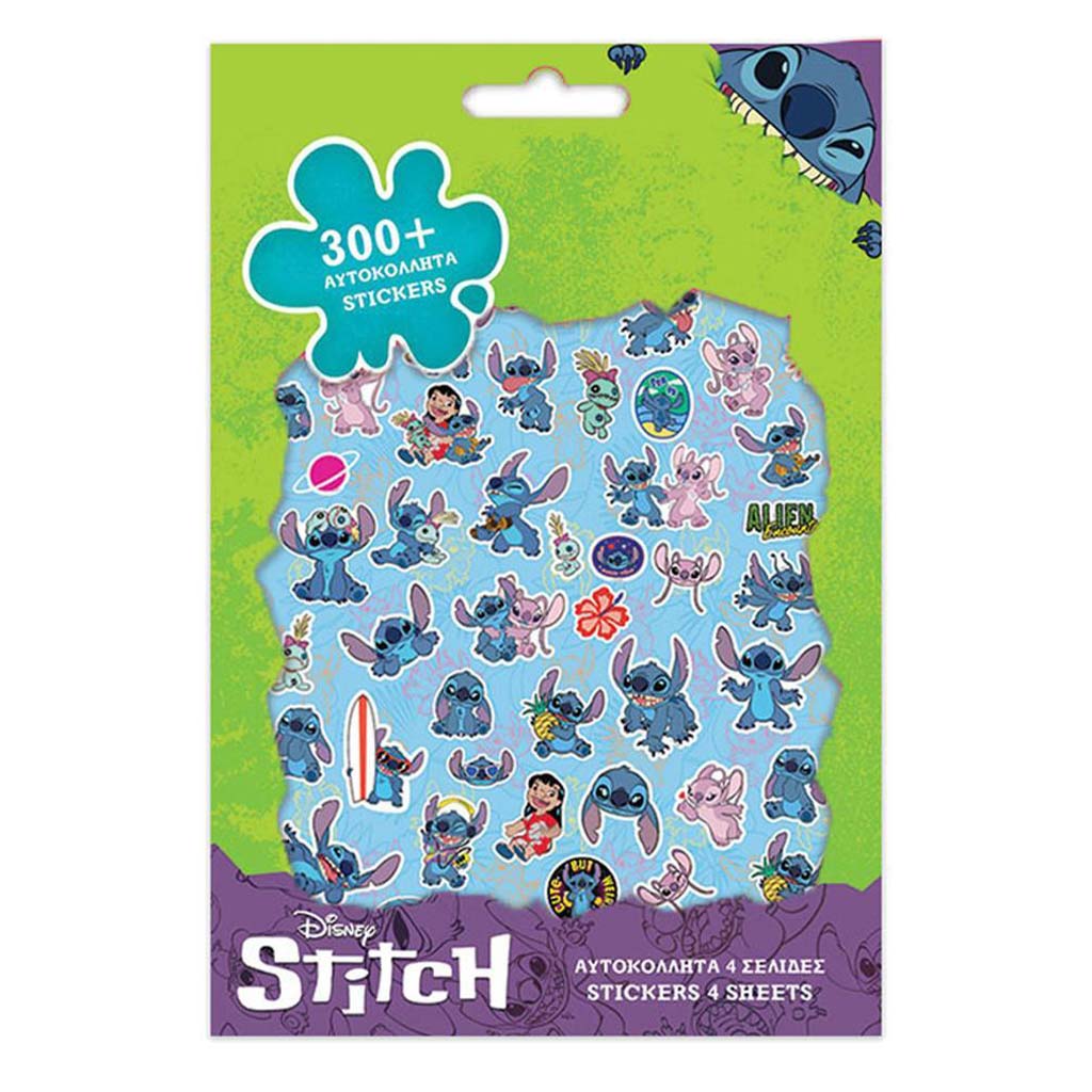 Luna: Disney Lilo és Stitch matrica szett 300db-os