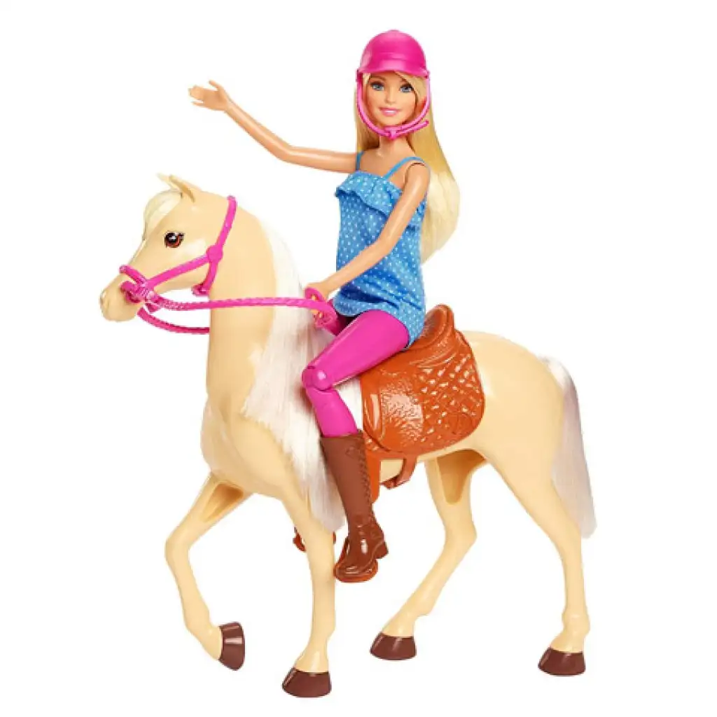 Barbie lovas szett babával - Mattel kép 2