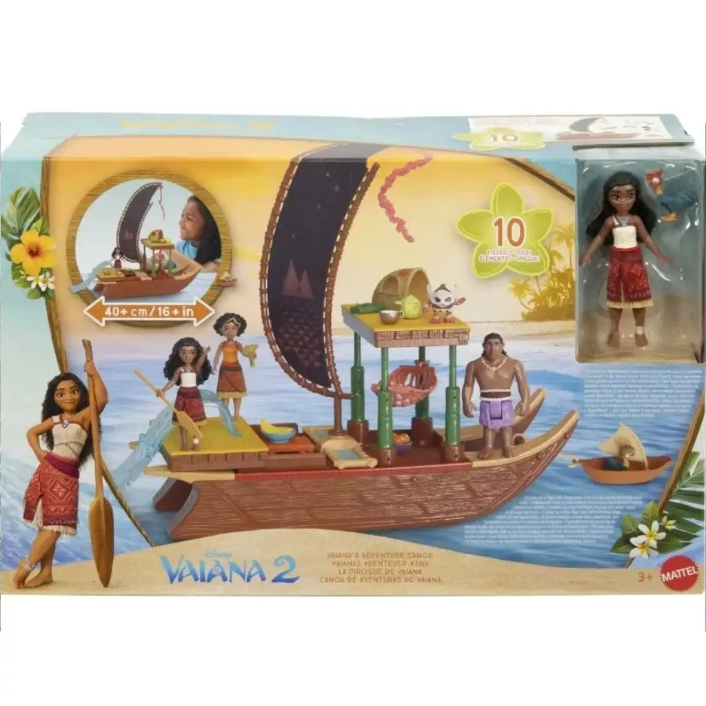 Disney Hercegnők: Vaiana 2 Mesés vitorlása játékszett - Mattel