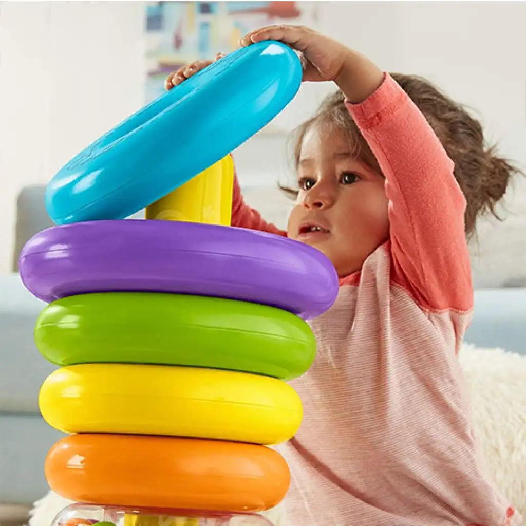 Fisher-Price: Óriás gyűrűpiramis 27x40cm - Mattel kép 5