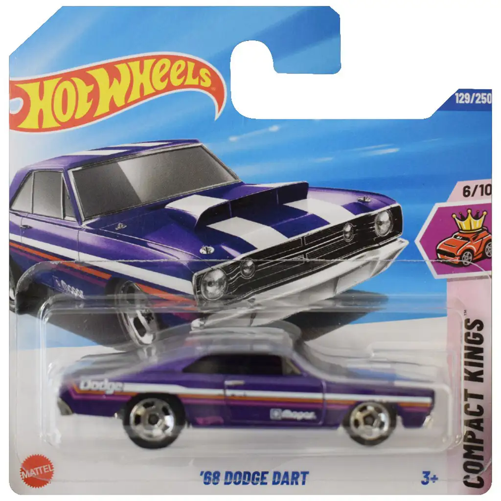 Hot Wheels: ’68 Dodge Dart kisautó 1/64 - Mattel
