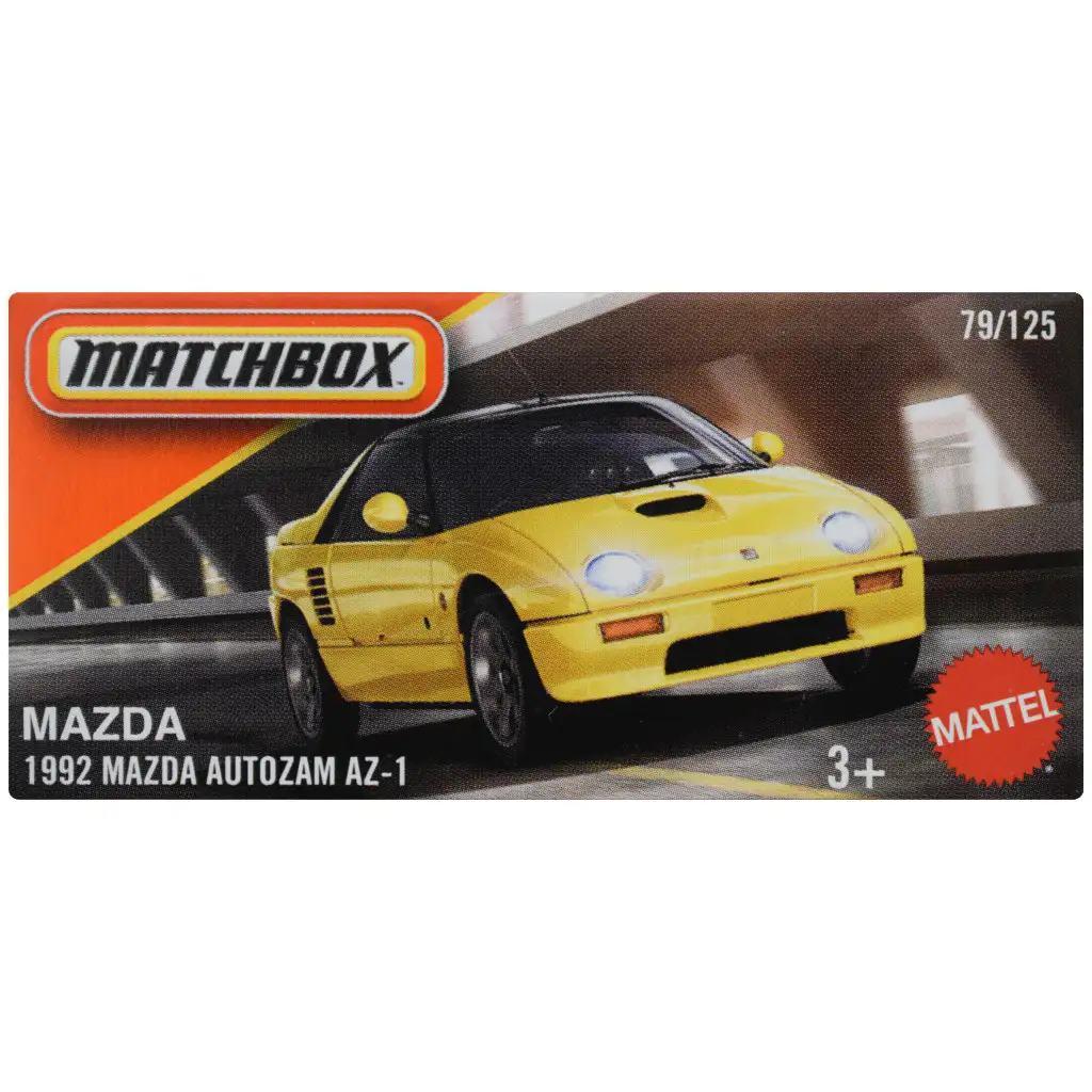 Matchbox: Papírdobozos 1992 Mazda Autozam AZ-1 kisautó 1/64 - Mattel