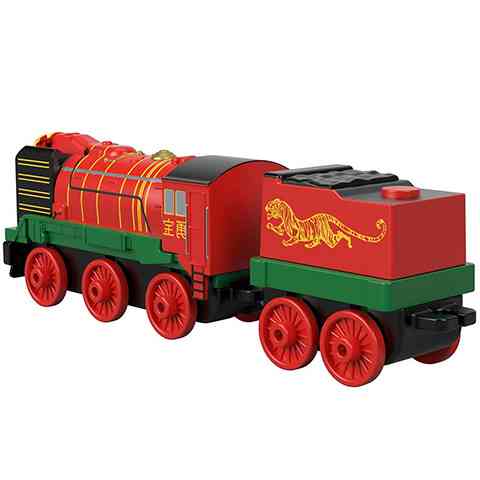 Thomas Track Master: Yong Bao kismozdony szerelvénnyel - Fisher-Price kép 3