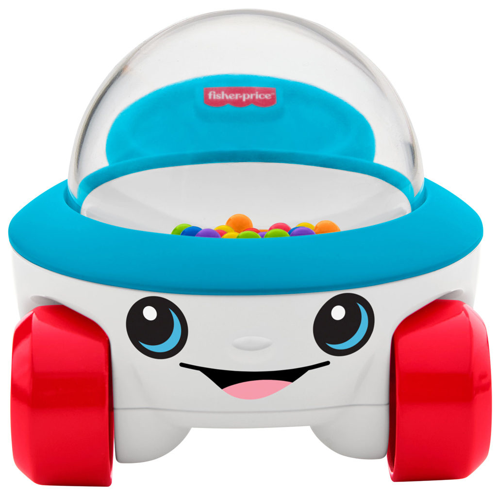 Fisher-Price: Tili-toli pattogó színes gyöngyök tolható kisautó - Mattel kép 2