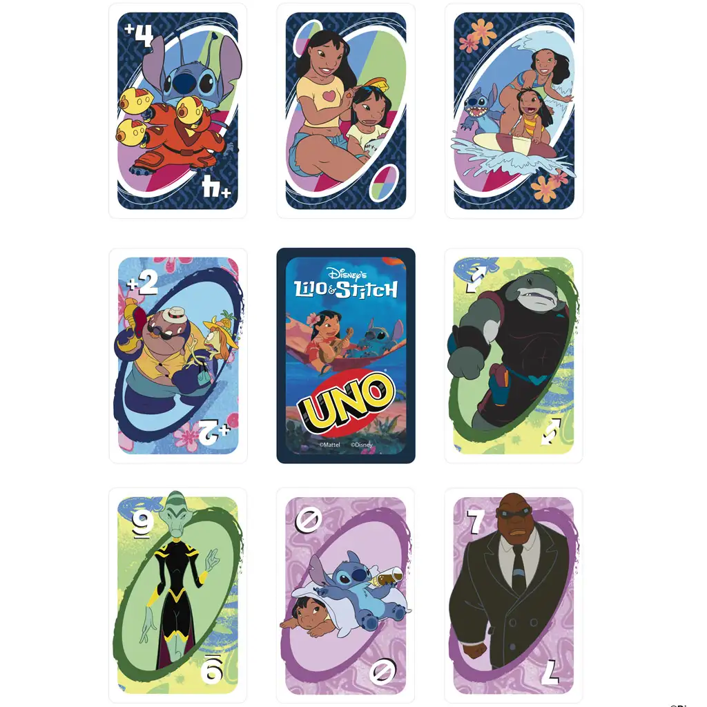UNO: Disney Lilo és Stitch kártyajáték - Mattel kép 2