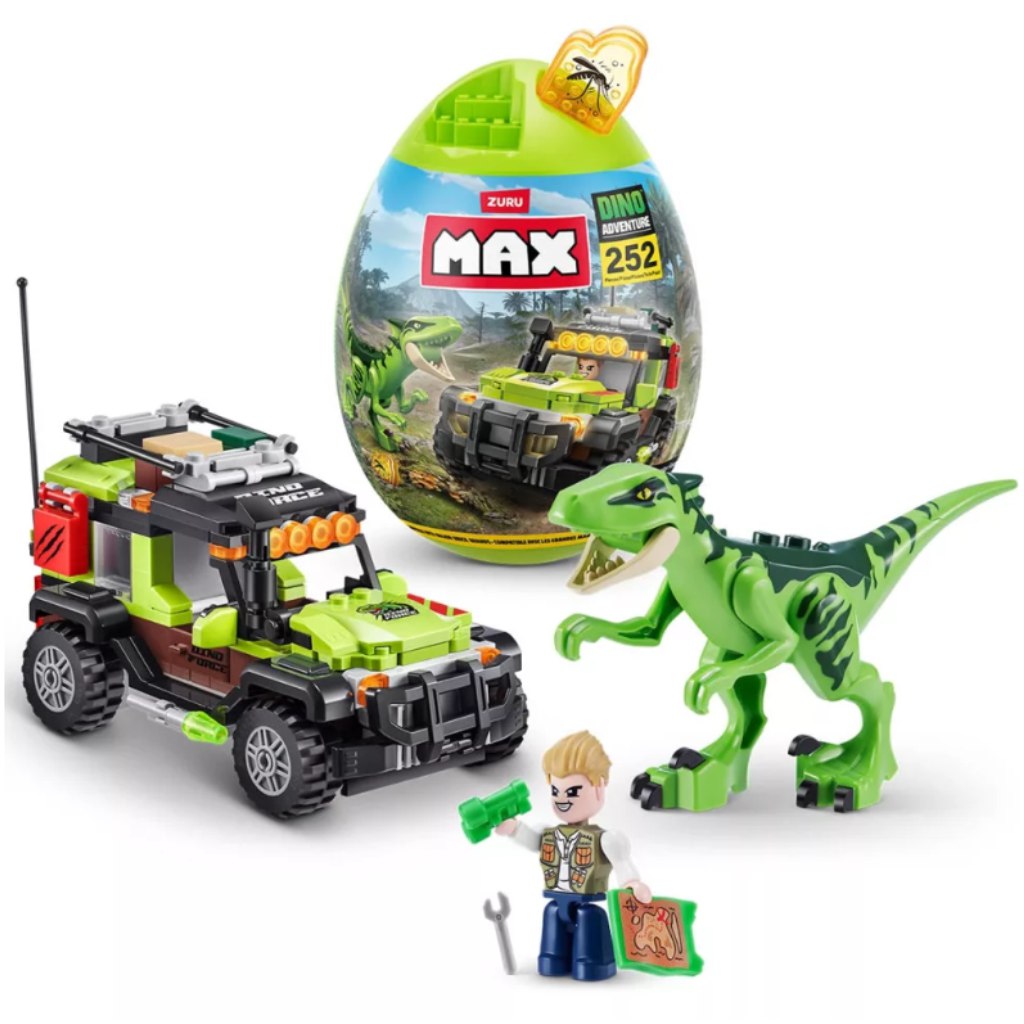 MAX Dino Adventure Dinó tojás kapszula 252db-os