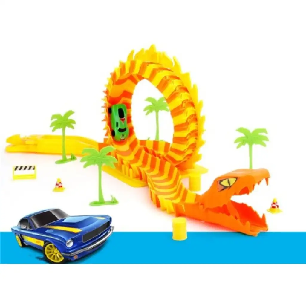 Max Speed Anakonda autópálya szett 6db kisautóval kép 2